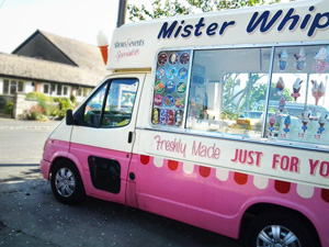 Daisy Bell - Vintage Ice Cream Van, the latest addition to Mister Nice Cream's Ice Cream Van fleet in Great Britain (UK).